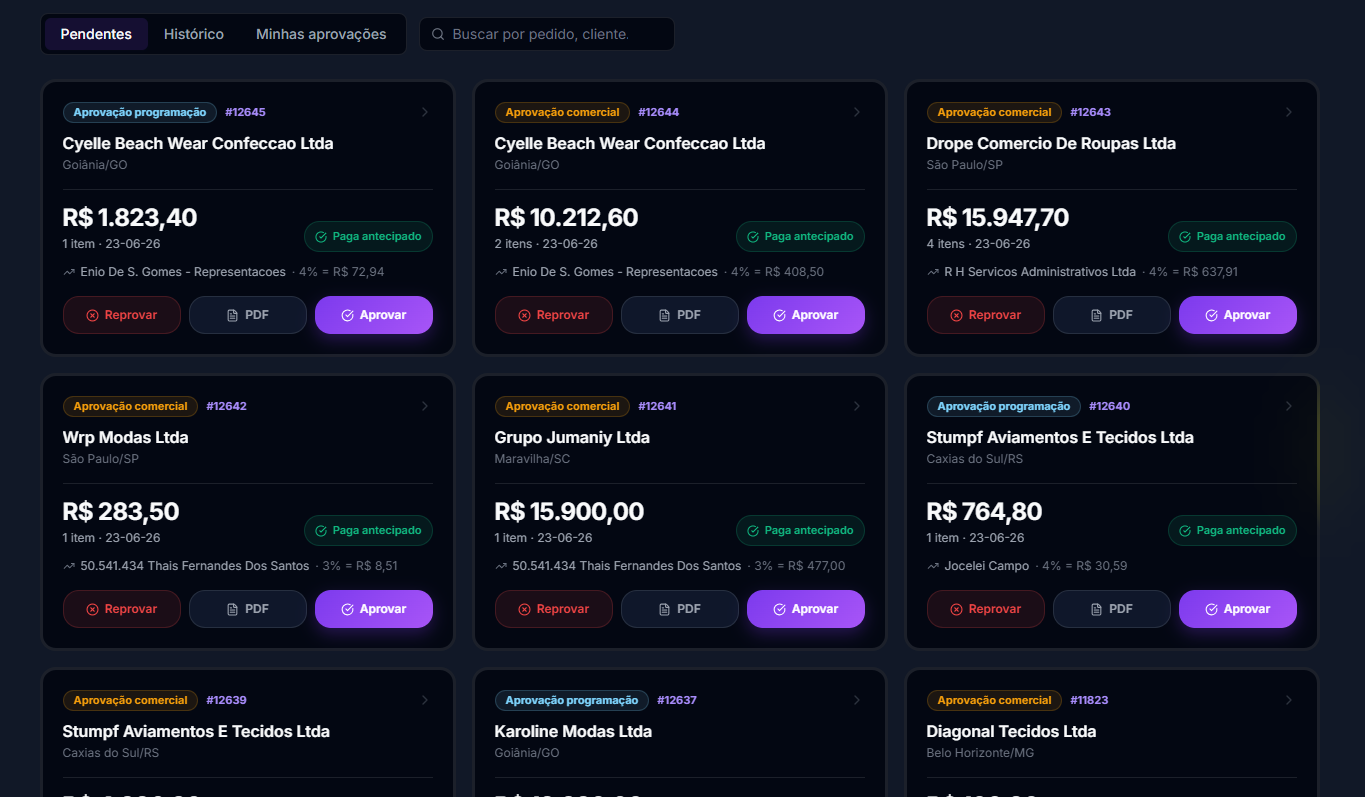 Pedidos PWA